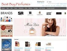 Tablet Screenshot of bbperfumes.com